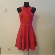 Ted Baker sukienka bandażowa różowa  36/38 model Kilyiee w stylu zimmermann