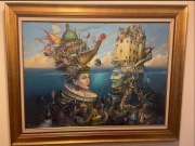 TOMASZ SĘTOWSKI "Ocean Myśli II" 2007, olej, płótno, 80x120cm