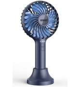 Mini Wentylator Bezprzewodowy Biurkowy | Granatowy | 4 Tryby | USB