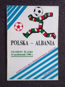 POLSKA - ALBANIA 19-10-1988 
