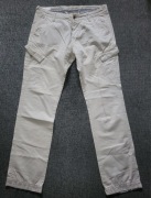 Gas bojówki W34 L34  stan BdB beżowe 