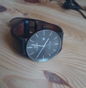 Męski skórzany zegarek