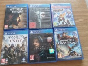 Zestaw 6 gier na PlayStation 4 Death Stranding,Dishonored 2,Ratchet&Clank