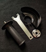 Akcesoria do szlifierki kątowej M14 – osłona, rękojeść, klucz, kołnierz