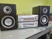 Wieża Denon DCD-F101, DRA-F101, kolumny Philips MCM-710
