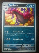 REVERSE HOLO Scolipede 117/167 Karta POKEMON TCG S&V Twilight Masquerade