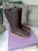 Clarks kozaczki z naturalnej  skóry