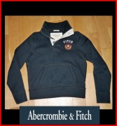 bluza Abercrombie & Fitch S M wysoka stójka gruba bardzo ciepła mięsista 