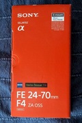 SONY obiektyw ZEISS Vario-Tessar T* FE 24-70 F4 ZA OSS