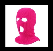 Kominiarka Balaclava Narciarska Komin różowa 