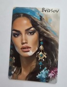 Magnes na lodówkę Brasov Romania Rumunia Gipsys Cyganka(30) 