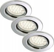 Briloner zestaw 3 lamp sufitowych LED  chrom.