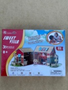 Puzzle 3D domek Villa drewniane klocki