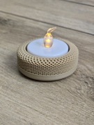 Elegancki świecznik drukowany 3D + świeczka LED GRATIS! Druk3d mixGadzet 
