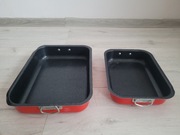 Zestaw 2 form blach brytwann do pieczenia mięsa warzyw