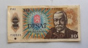 Czechosłowacja, 10 koron 1986 roku 