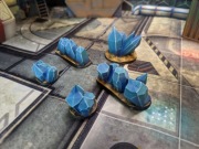 StarCraft Gra Planszowa Bitewna Tabletop Kryształy Teren 1