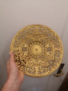 XIX w talerz patera braz zlocony zeliwny żeliwo buderus wmf