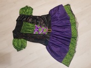 strój wampirzyca wampirka czarownica halloween 16j