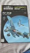 Model kartonowy samolot Fiat CR-32