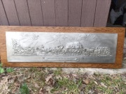 Metalowa płaskorzeźba ( relief ) Kaufmannszug aus dem 15. Jahrhundert