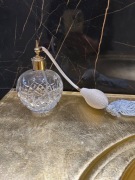 KRYSZTAŁOWY FLAKON ART DECO KOLEKCJONERSKI PERFUMY