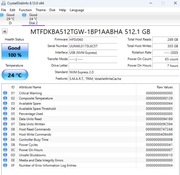 Dysk SSD Micron 512GB SSD NVMe PCIe 4.0 M.2 2280 MTFDKBA512TGW