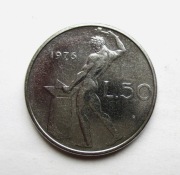 50 Lirów 1976 r.  Italia