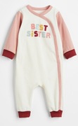 Nowy pajacyk dla dziewczynki H&M 74/80 best sister