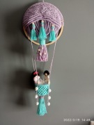 Makrama balon ozdoba dziecięcego pokoju 