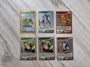 Unikatowe plastikowe karty Invizimals Panini Diamentowe Dragon Max