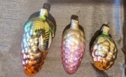 Unikatowe bardzo stare bombki "SZYSZKI"- PRL (33)
