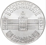 Srebrna moneta 50 SZYLINGÓW 1972. 0,57 uncji Ag 999. Czytaj opis.