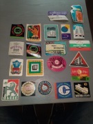 Naklejki na walizkę hoteli lata 60-70 zabytek PRL