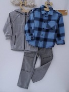Koszula + bluza + spodnie - r. 92/98