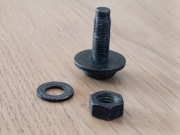 Śruby m8 x 25 czarny ocynk