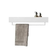 Biała półka łazienkowa VASCA DabStory