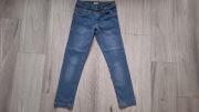 Niebieskie jeansy Youngstyle 134 regulowany pas elastan