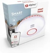 Alpina Inteligentny Czujnik Dymu Wi-Fi + Smart  Home Wi-Fi Remote Control