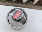 Jedyny w Europie CZERWONY zegarek orient patelnia cesarski cesarz japonia