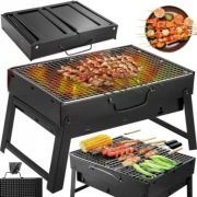 Grill turystyczny XXL składany walizka BBQ przenośny węglowy
