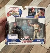 Unikat zestaw figurek Marvel Vs Capcom, Ryu vs Black Widow