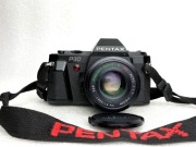 Pentax p30 aparat analogowy 35mm i obiektyw maginon 1.7/50 