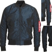 Kurtka Przejściowa Alpha Industries MA-1 LW Iridium S