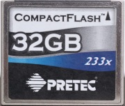 Pretec 32 GB CompactFlash.  