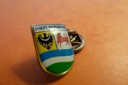Krosno Odrzańskie Powiat Herb pin przypinka