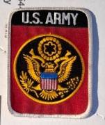 Haftowana naszywka US ARMY Orzeł Prostokątna