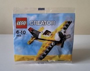 Lego Creator 7808 Żółty samolot saszetka z klockami unikat model wycofany
