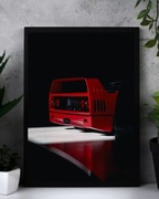Plakat A3 Ferrari F40 Aesthetic