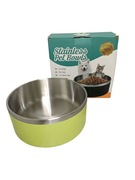 Duża miska dla psa, zwierząt ze stali nierdzewnej 20cm